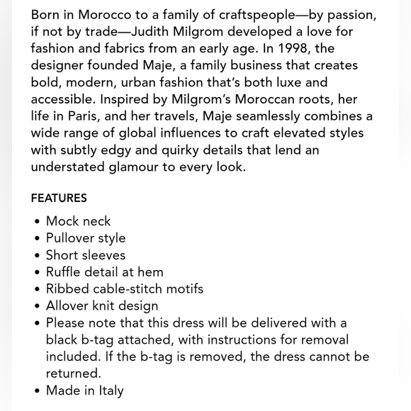 Maje Cream Rooly Ribbed Bodycon Maxi Dress - Picture 8 of 14